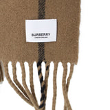 BURBERRY WOOL SCARVES TAN