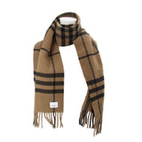 BURBERRY WOOL SCARVES TAN