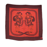 HERMES BRIES DE GALA SCARVES RED