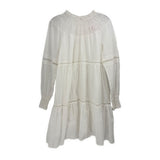 MICHAEL KORS LONG SLEEVE DRESSES WHITE XS