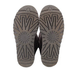 UGG gray boot outsoles with grippy textured tread