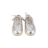 TORY BURCH METALLIC SNEAKERS SILVER 7.5 US