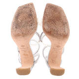 ANTONIO MELANI SPARKLE HEELS SILVER 8 US