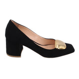 RUPERT SANDERSON SUEDE HEELS BLACK 40.5 EU / 9.5 US