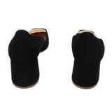 RUPERT SANDERSON SUEDE HEELS BLACK 40.5 EU / 9.5 US