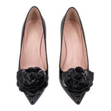KATE SPADE PATENT HEELS BLACK 6.5 US