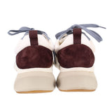 TORY BURCH SUEDE SNEAKERS BLUE WHITE 9 US