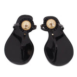 TORY BURCH MELODY SANDALS BLACK 9 US
