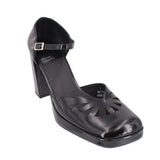 JEFFREY CAMPBELL MAXXED PLATFORM HEELS BLACK 9 US