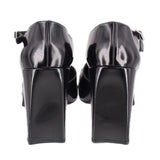 JEFFREY CAMPBELL MAXXED PLATFORM HEELS BLACK 9 US