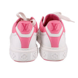 LOUIS VUITTON WOMEN'S TIMEOUT SNEAKERS WHITE/PINK 38.5 EU | 8.5 US