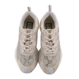 GUCCI WOMEN'S RUN GG CRYSTAL SNEAKERS WHITE 39 EU | 8.5 US