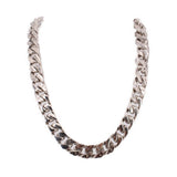 LOUIS VUITTON LV CHAIN LINK NECKLACES SILVER