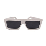 CELINE CL40214U RECTANGLE FRAME SUNGLASSES WHITE