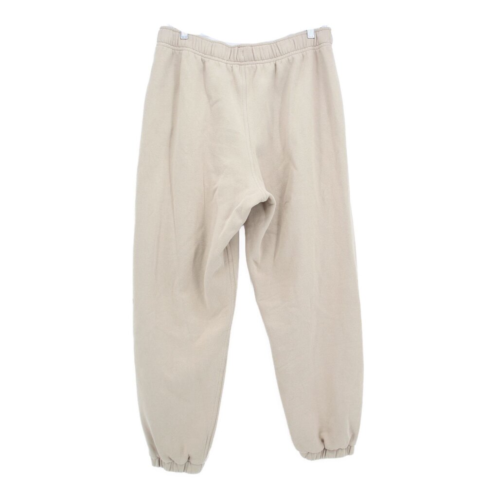 LULULEMON tan sweat jogger pants with elastic waistband and cuffs