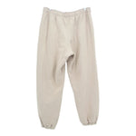 LULULEMON tan sweat jogger pants with elastic waistband and cuffs