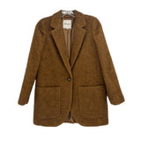 MADEWELL ONE BUTTON BLAZERS CAMEL XS