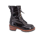 JEFFREY CAMPBELL LACE UP BOOTS BLACK 9