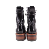 JEFFREY CAMPBELL LACE UP BOOTS BLACK 9