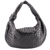BOTTEGA LARGE JODIE SHOULDER BAGS BLACK