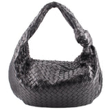 BOTTEGA LARGE JODIE SHOULDER BAGS BLACK