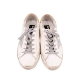 GOLDEN GOOSE WOMEN'S SUPER-STAR CLASSIC SNEAKERS WHITE 38 EU | 8.5 US