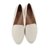 SILENT leather LOAFERS CREAM 8 US