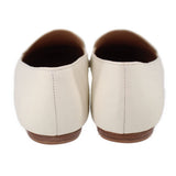 SILENT leather LOAFERS CREAM 8 US