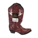 JB DILLON COWGIRL BOOTS BROWN 9 US