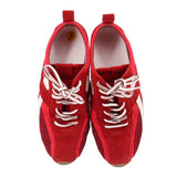 ALOHAS SUEDE SNEAKERS RED 7 US
