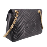 GUCCI MARMONT CROSSBODYS BLACK