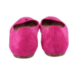 YSL SUEDE FLATS PINK 40.5 EU / 10 US