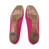 YSL SUEDE FLATS PINK 40.5 EU / 10 US