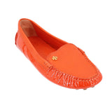 TORY BURCH PATENT FLATS ORANGE 10.5 US