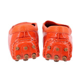 TORY BURCH PATENT FLATS ORANGE 10.5 US