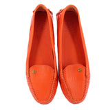TORY BURCH PATENT FLATS ORANGE 10.5 US