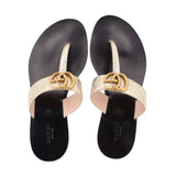 GUCCI MARMONT SANDALS GOLD 36.5 EU | 6.5 US