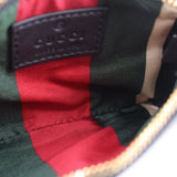 GUCCI LARGE EMBLEM SHOULDER BAGS BROWN/BLACK