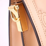 GUCCI GG MATELASSÉ FRAME TOP SHOULDER BAGS NUDE
