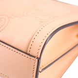 GUCCI GG MATELASSÉ FRAME TOP SHOULDER BAGS NUDE