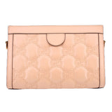 GUCCI GG MATELASSÉ FRAME TOP SHOULDER BAGS NUDE