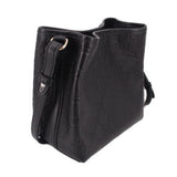 GUCCI EMBLEM SMALL BUCKET CROSSBODYS BLACK