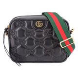GUCCI SMALL MATELASSE CROSSBODYS BLACK