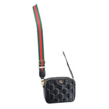 GUCCI SMALL MATELASSE CROSSBODYS BLACK