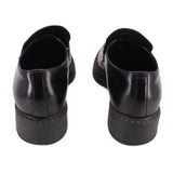 PRADA TRIANGLE LOGO LOAFERS BLACK 39 EU | 9 US