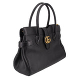 GUCCI DAHLIA TOP HANDLE CROSSBODYS BLACK