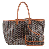 GOYARD ST. LOUIS W/ POUCH MM TOTES BLACK