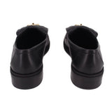 CHANEL QUILTED LAMBSKIN MOCCASIN LOAFERS BLACK 41 EU | 10 US