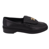 CHANEL QUILTED LAMBSKIN MOCCASIN LOAFERS BLACK 41 EU | 10 US
