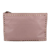 VALENTINO ROCKSTUD POUCHES MAUVE